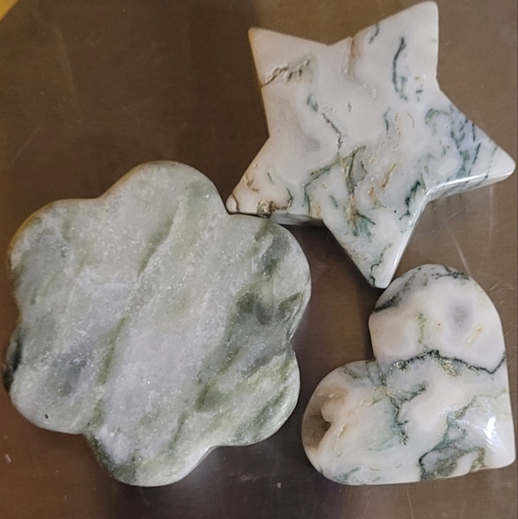 3pc Tree Agate Set - Picture 2 of 5